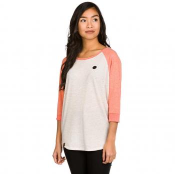 Naketano Nimm mit nach Hause W Camiseta de manga larga oma-coral red melange