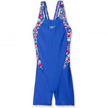 Speedo 8-10841C244 Traje de Baño, Niñas, Azul