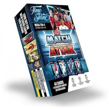 Mega Lata de Cartas Match Attax UCL 2024-25 - Coleccionable de cartas, incluye una variedad de cartas del torneo UEFA Champions League, presentación en lata mega, ideal para coleccionistas y aficionados al fútbol