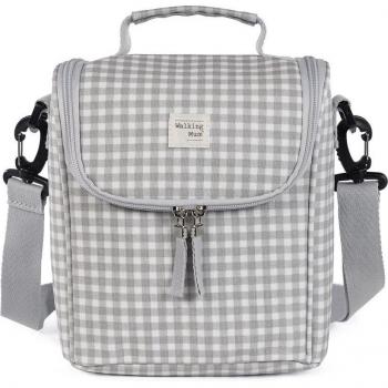 Bolsa Térmica Walking Mum I Love Vichy Gris