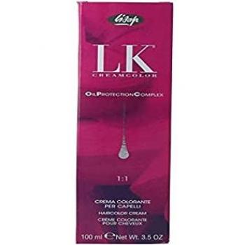 Tinte permanente Lisap LK Color 9/8 Rubios Muy Claros Violeta con Protección de Aceite - 100 ml, Bajo en Amoniaco