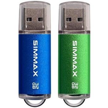 Memorias USB 2 Piezas 32GB USB 2.0 Stick Flash Drive Pendrives Almacenamiento Datos por SIMMAX
