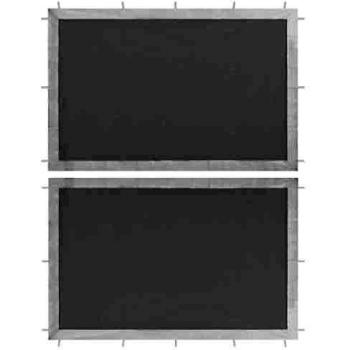 vidaXL 2X Paredes Laterales para Carpa Fiesta Malla Blanca Terraza Exteriores