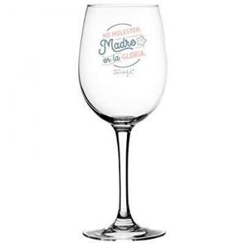 Mr. Wonderful Copa de vino - No molesten. Madre en la gloria.