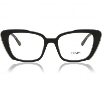 Gafas Graduadas PRADA PR 01YV 09V1O1 Armazones para Mujer Negros con Lentes Recetadas de 53 mm