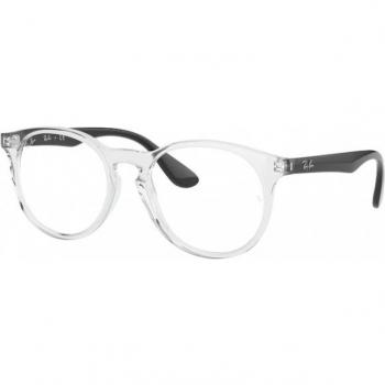 Ray-Ban Kids RY1554 3541 Eyeglasses - Panthos Transparent Frame, Size 48, Blue Light Block Available