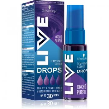Schwarzkopf LIVE Temporary Hair Color Drops - Washable Orchid Purple 30 ml