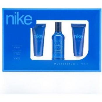 Nike Viral Blue Man Gift Set 100ml EDT Spray + 75ml Aftershave Balm + 75ml Shower Gel