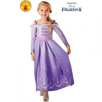 Rubies - Disfraz oficial de Disney Frozen 2, Elsa Deluxe Prólogo para niños, talla pequeña de 3 a 4 años