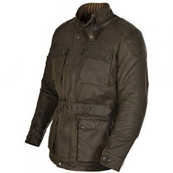 OXFORD Heritage Cera algodón Motocicleta Chaqueta Oliva L