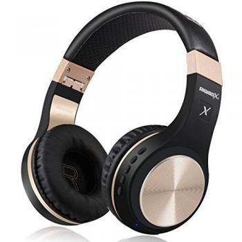 Riwbox XBT-80 sobre la Oreja con micrófono, Auriculares inalámbricos y con Cable para PC/teléfonos celulares/TV/iPad