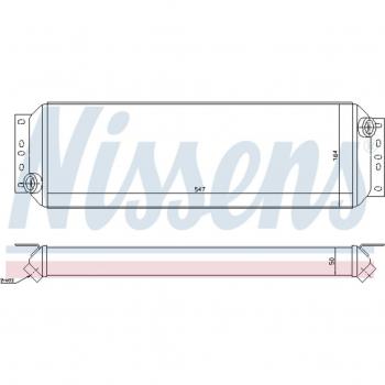 Enfriador de aceite NISSENS 90730 - Enfriador de aceite para motor, compatible con diversos modelos, fabricado por NISSENS, diseñado para mantener la temperatura óptima del aceite del motor y mejorar el rendimiento del vehículo