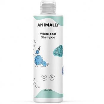 Animally White Coat Shampoo para Perros y Gatos de Pelo Blanco, Vegano, Sin Sulfatos, 250ml EAN 8436572545625