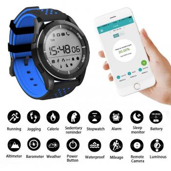 Reloj Deportivo, A0ZBZ Bluetooth 4.0 Impermeable Pulsera Inteligente Fitness Wristband Podómetro con Seguimiento de Pasos / Contador de Calorías / Seguimiento de Sueño Pulsación de Notificación de Llamada para iPhone iOS y Teléfono Android