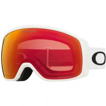Oakley Flight Tracker M Matte White Ski Goggles with Prizm Snow Torch Lens