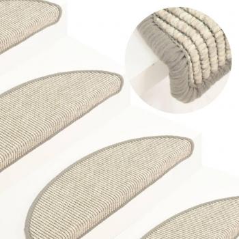 Alfombrilla Autoadhesiva de Escalera 15 uds Protector Tela Color Beige claro, Beige oscuro, Marrón claro y más