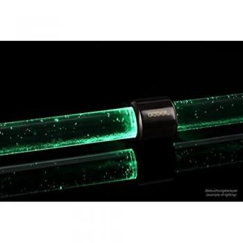 Alphacool 15285 Aurora HardTube LED ring 13mm deep black - green Modding LEDs