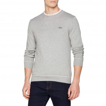 Lacoste L!VE Ah9119, suéter Hombre, Gris