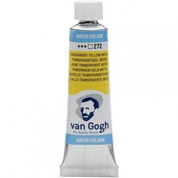Van Gogh Pintura de acuarela, tubo de 10 ml, amarillo transparente, mediano 272