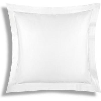 Fundas de cojines de algodón egipcio antimicrobiano 300 hilos Gia blanco - Pack de 2