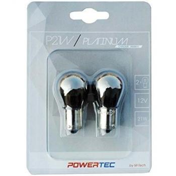 Bombillas intermitentes cromadas BA15S MTECH P21W
