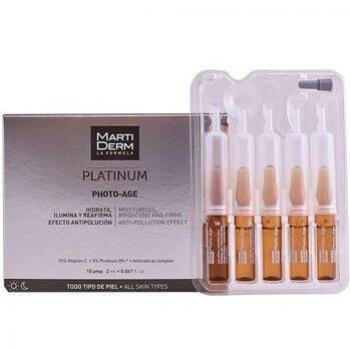 Martiderm Platinum Photo-Age HA+ Ampollas Antiedad Reafirmantes y Antioxidantes 10 x 2 ml