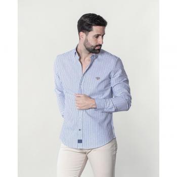 Camisa Spagnolo Oxford Rayas Multicolor para Hombre