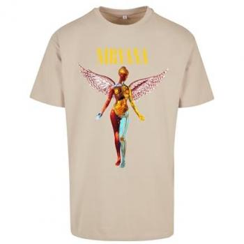 Nirvana In Utero Oversized T-Shirt - Wet Sand - XL - 100% Cotton