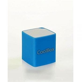 CoolBox CUBEMINI, COO-BTACUM-BL - Altavoz con Bluetooth, color azul