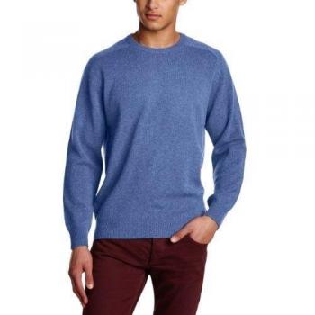 Alan Paine - Jersey de punto de manga larga con cuello redondo para hombre, color bleu - blue