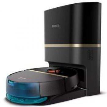 Aspirador Robot Philips HomeRun 7000 XU7100/01, 5000 Pa, Aspira y Lava, Autolimpieza, Navegación 360°, Batería de 180 min