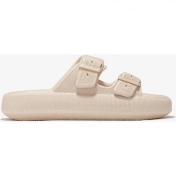 Sandalias abiertas de mujer color beige con plataforma fabricadas en EVA