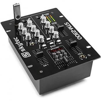 VONYX STM-2300 - Mezclador de 2 Canales USB/MP3