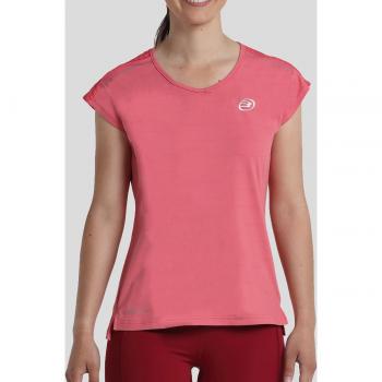Camiseta de mujer Bullpadel Eleva con tecnología Drylum y diseño Pure Color