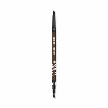 Mesauda Milano Sketch Brows Automatic Brow Pencil with Brush Shade 104 Dark 0.09 g
