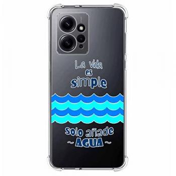 Funda Antigolpes de Silicona Personalizada con Diseño de Agua para Xiaomi Redmi Note 12 4G