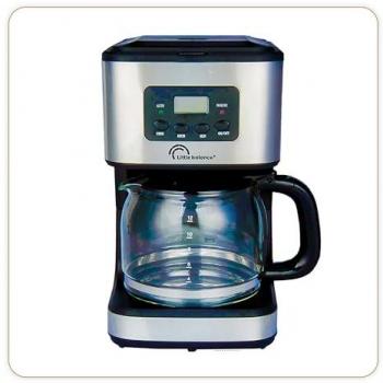 Cafetera de filtro 10 tazas 750w negra/acero inoxidable Little Balance