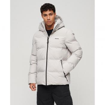 Chaqueta Puffer Boxy Gris Superdry para hombre