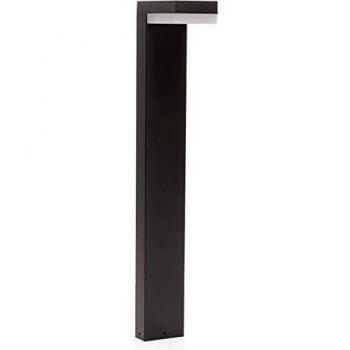 Lindby Iluminación LED de senderos Dionys en gris oscuro, lámpara para exterior moderna, hecha de acero, con 1 llama, baliza y adecuada para iluminación de senderos