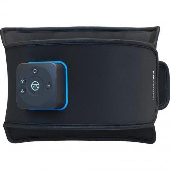 Therabody RecoveryTherm Back Vibrating Heat Wrap - Envoltura de Calor y Vibración para Espalda y Núcleo, Alivio Avanzado del Dolor con Tecnología Criotérmica,