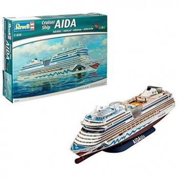 Revell- Maqueta Cruiser Ship BLU, Sol, Mar, Aida Stella, Escala 1:400