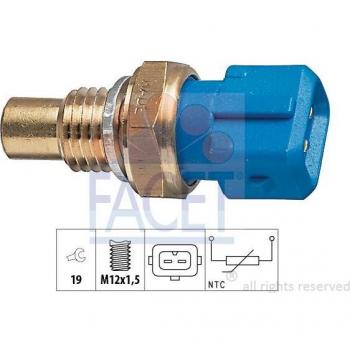 Sensor de temperatura del refrigerante FACET 7.3194