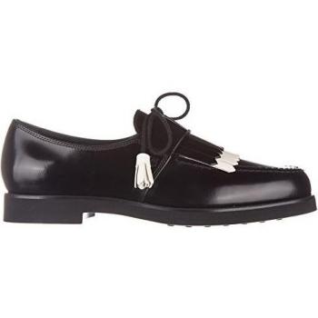 Tod's clásico zapatos de cordones mujer en piel nuevo caucho xl allacciata negro EU 37 XXW0ZQ0R750F4S0G45