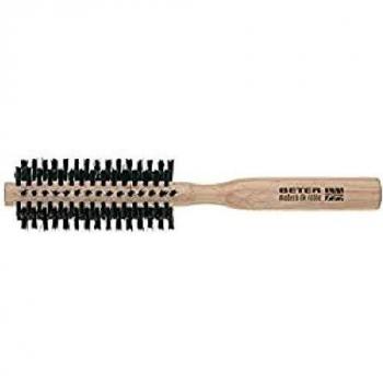 Beter Round Oakwood Hairbrush with Mixed Bristles - 40mm