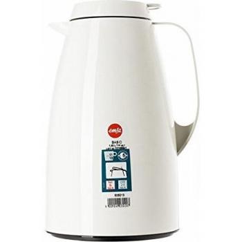 Emsa 505013 Quick Tip Jarra isotérmica, plástico, 1.5 L, color blanco