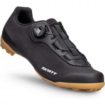 Zapatillas de ciclismo Scott Gravel Pro para hombre, negras y blancas, 2025