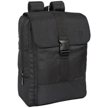 Mochila para Portátil F.C. Barcelona Premium Negro 29 x 39 x 12 cm con solapa, compatible con dispositivos de hasta 13.3'', incluye puerto USB, ideal para jóvenes, cómoda y versátil, calidad y