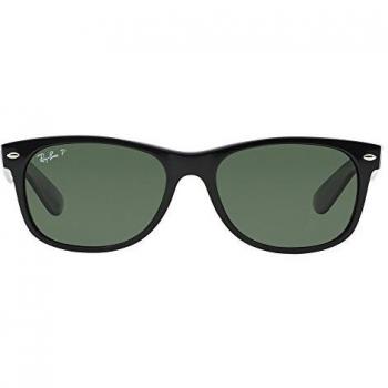 Ray-Ban Unisex-Adults New Wayfarer Plain Sunglasses, Black