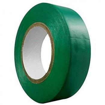 Cinta Aislante 20 m. x 19 mm. Verde Uso doméstico