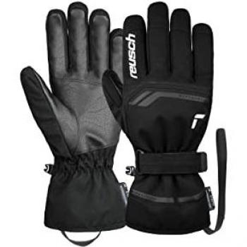 Guantes de esquí Reusch Primus R-TEX® XT, impermeables, transpirables, aislamiento térmico, puños ajustables, palma de cuero sintético, compatible con pantallas táctiles